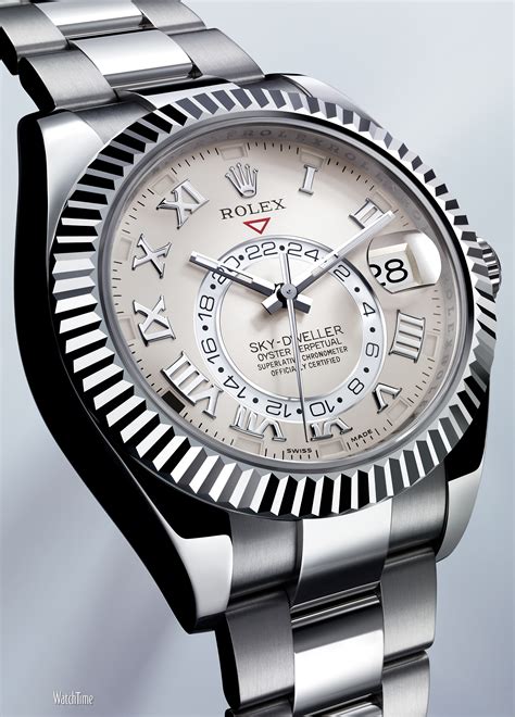 rolex sky dweller watch settings